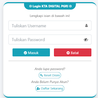 Register PGRI Padang Pariaman - Persatuan Guru Republik Indonesia Cabang Padang Pariaman